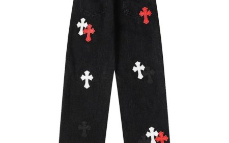 Fresh new Chrome Hearts jeans and jewelry